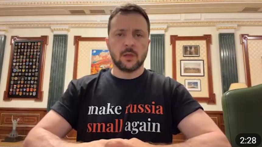  :    ? Make Russia small again     