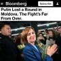 Путин проиграл раунд в Молдавии. Борьба далека от завершения: Bloomberg традиционно списал возникшие у Майи Санду проблемы на вмешательство Кремля