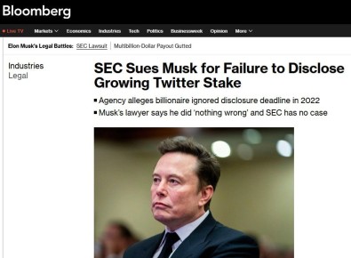        (SEC)       -     Twitter,  Bloomberg