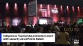 «Власти пытаются защитить место, где проходит саммит, но для нас это момент восстания, момент возмущения. Мы, коренные народы, на собственной шкуре ощущаем потерю наших территорий»: