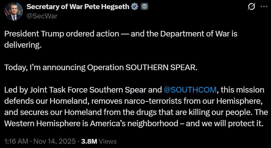      Southern Spear - &quot; &quot;