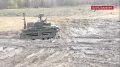 Тренировку новых роботов "Курьер"на полигоне показали на видео
