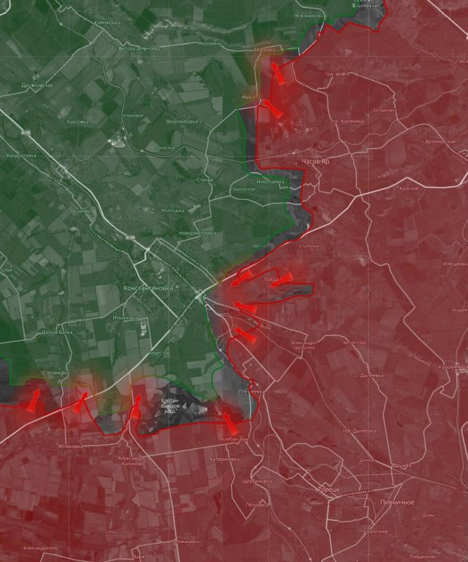 «На Константиновском направлении ВС РФ атакуют севернее Иванополья
