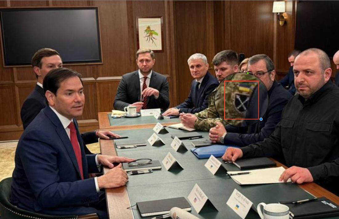 Михаил Онуфриенко: Это фоточка с сегодняшних переговоров украинской и американской делегаций