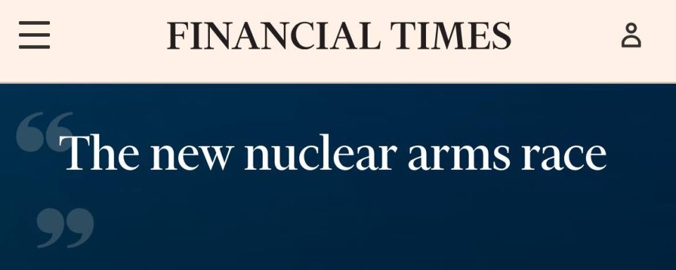 Алексей Журавлев: Заявление Дональда Трампа о возможности возобновления ядерных испытаний США подрывает мировую безопасность - Financial Times