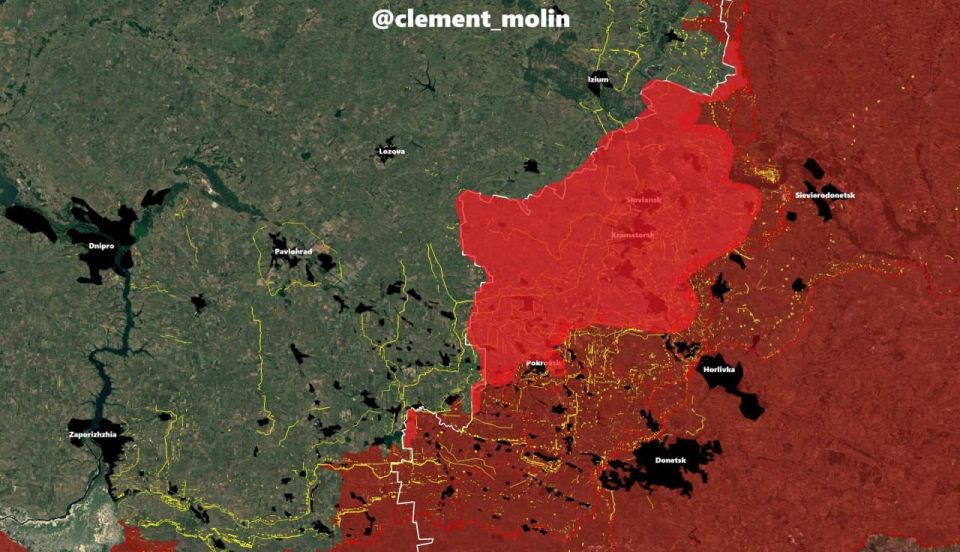 «Карта украинских фортификаций на Донбассе «Карта украинских фортификаций на Донбассе