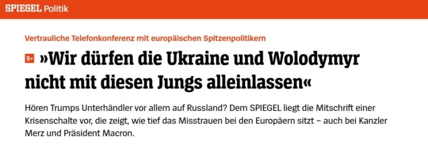 Der Spiegel:     