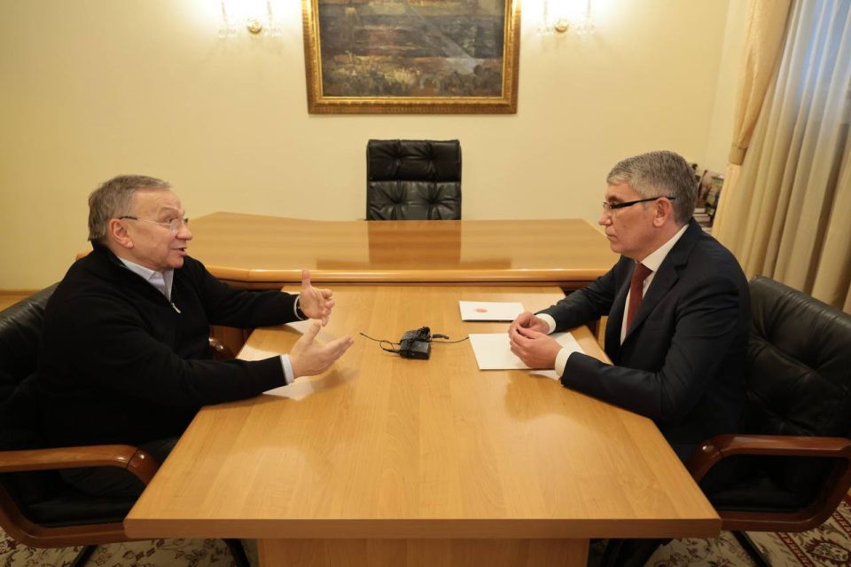 Дмитрий Миляев: В Москве провел встречу с народным артистом РФ, генеральным директором студии «Военфильм» Игорем Угольниковым