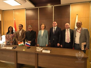 4 декабря в Дели руководитель Роспотребнадзора Анна Попова и генеральный директор Управления по безопасности и стандартам пищевых продуктов Республики Индия Шри Раджит Пунхани провели переговоры