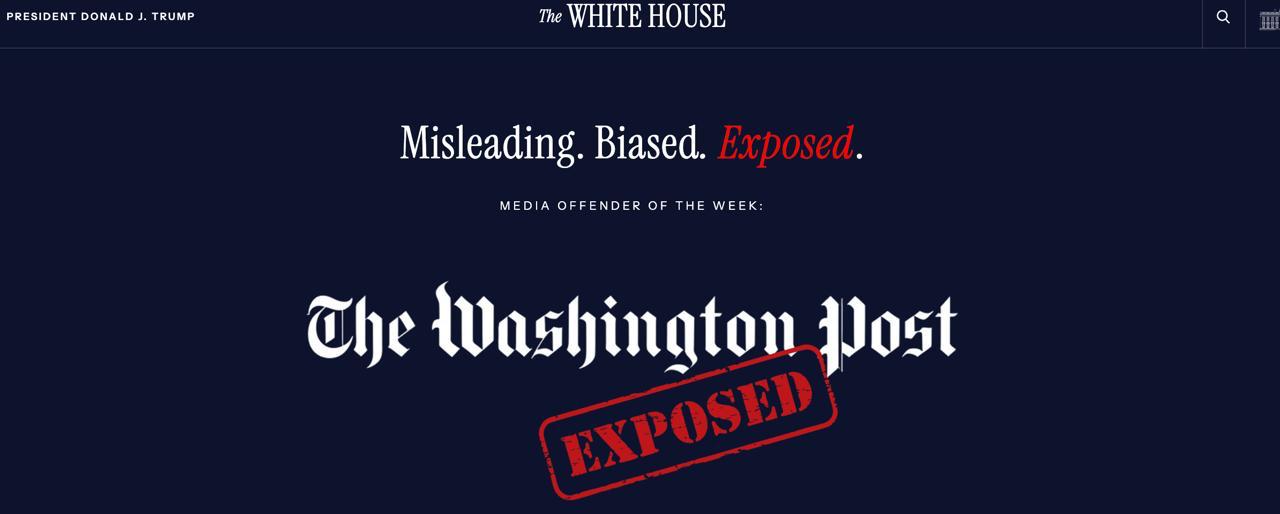 Белый дом назвал газету The Washington Post «медиапреступником недели» после того, как она опубликовала материал об указании главы Пентагона Хегсета «добивать» выживших в результате ударов США по судам с наркоторговцами в...