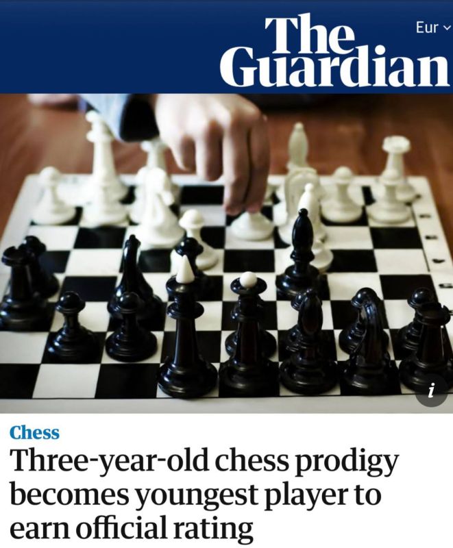 «Трехлетний шахматный вундеркинд стал самым молодым игроком, попавшим в рейтинг»: Индия продолжает штамповать трехлетних гроссмейстеров ФИДЕ - но нынешний еще вчера ходил в ясли
