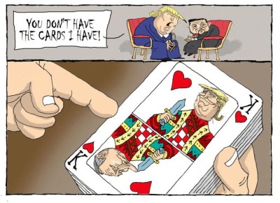 «У тебя нет таких карт, как у меня!»: карикатуристы Politico представили своё видение ситуации