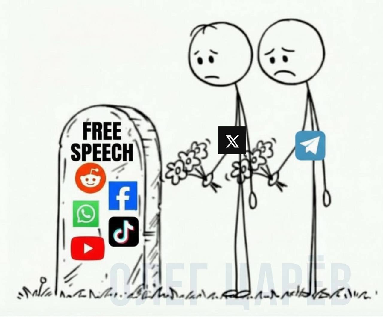 Олег Царёв: Думаю, Павел Дуров имеет полное право стоять рядом с Маском