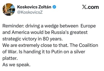 Венгерский аналитик Золтан Кошкович: