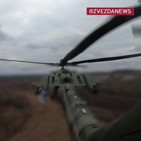 Ми-28НМ разбил украинский пункт управления БПЛА в зоне ответственности группировки войск "Центр"