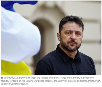 Британская Гардиан: "Зеленски говорит, что переговоры с США идут непросто, но конструктивно"