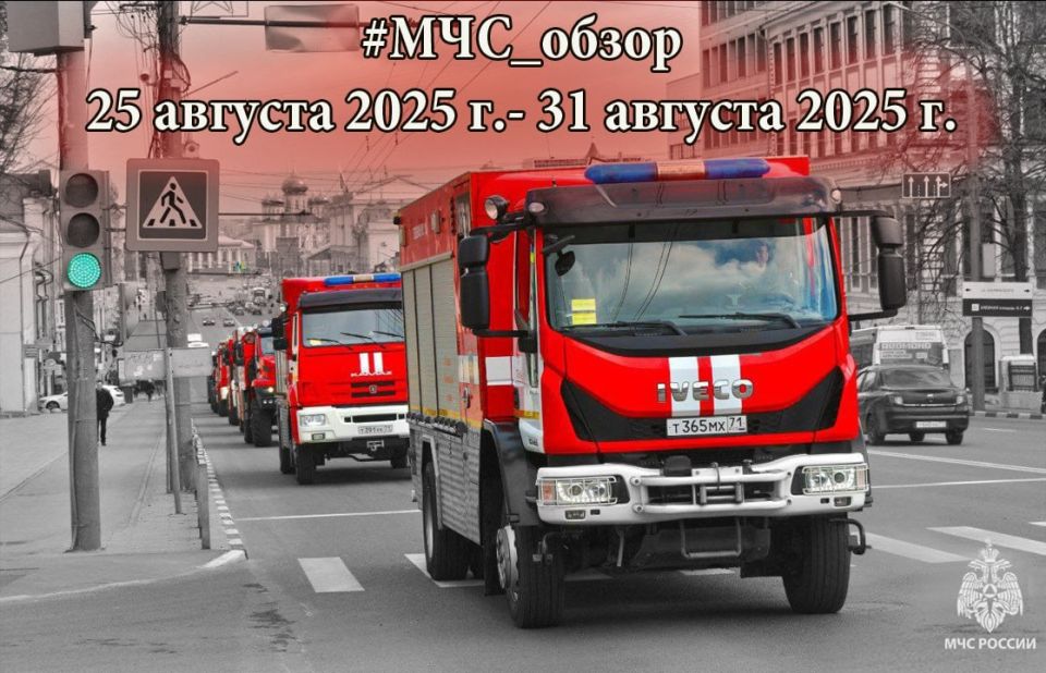#МЧС_обзор. В период с 1 по 7 декабря на территории Тульской области чрезвычайных ситуаций и чрезвычайных происшествий не зарегестрировано
