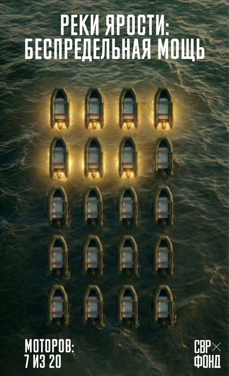 В рамках марафона «Реки Ярости: Беспредельная Мощь» — уже собрано средств на 7 лодочных моторов для наших воинов