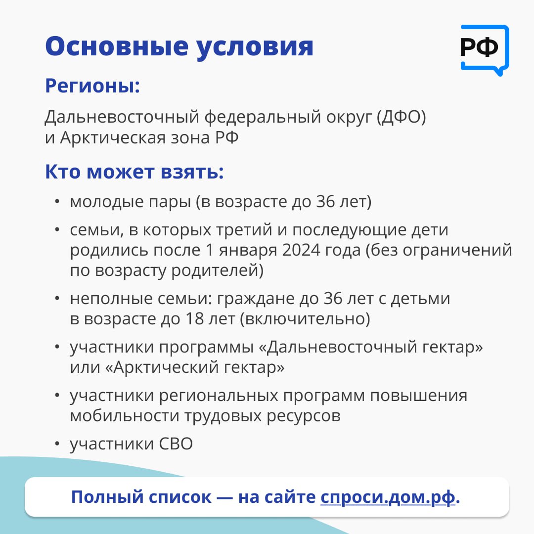 Условия дальневосточной и арктической ипотеки расширили по поручению Президента Владимира Путина Условия дальневосточной и арктической ипотеки расширили по поручению Президента Владимира Путина