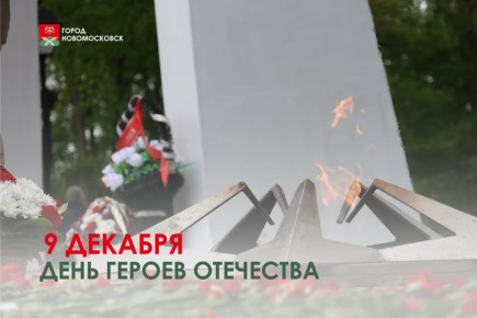 Уважаемые новомосковцы!. Сегодня в нашей стране отмечают памятную дату, неразрывно связанную с историей российского государства – День героев Отечества