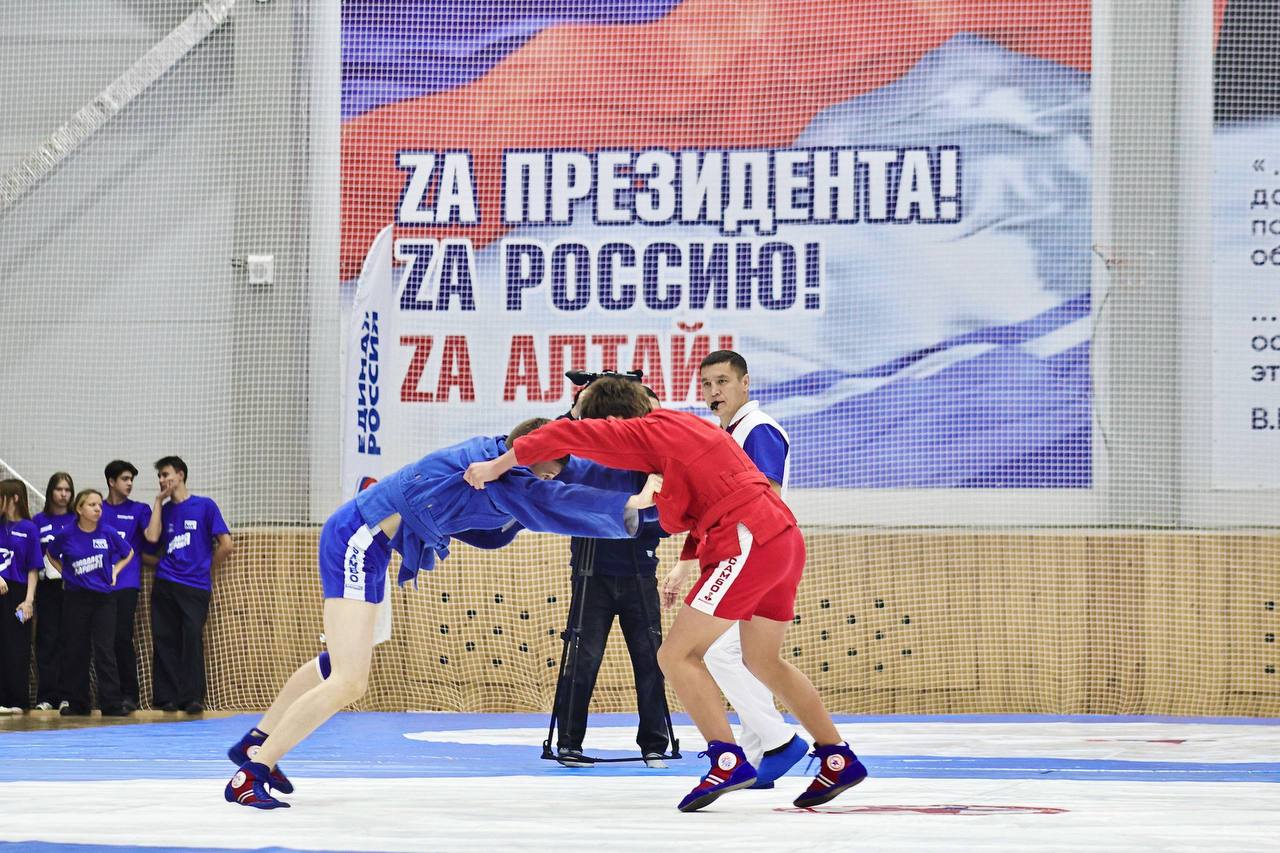 Андрей Турчак: Впервые наша Республика принимает соревнования такого высокого уровня - Первенство и Чемпионат Сибирского федерального округа по самбо Андрей Турчак: Впервые наша Республика принимает соревнования такого высокого уровня - Первенство и Чемпионат Сибирского федерального округа по самбо
