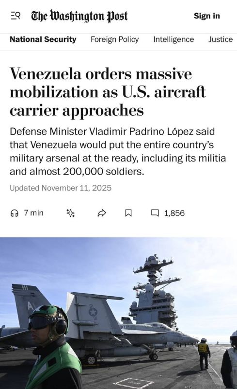 Алексей Журавлев: В Венесуэле объявили массовую мобилизацию - The Washington Post