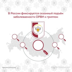 В РФ наблюдается сезонный подъём заболеваемости ОРВИ и гриппом