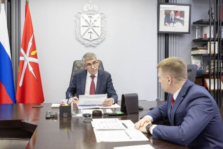 Человек — главное: Дмитрий Миляев провёл встречу с Уполномоченным по правам человека в Тульской области Александром Головиным