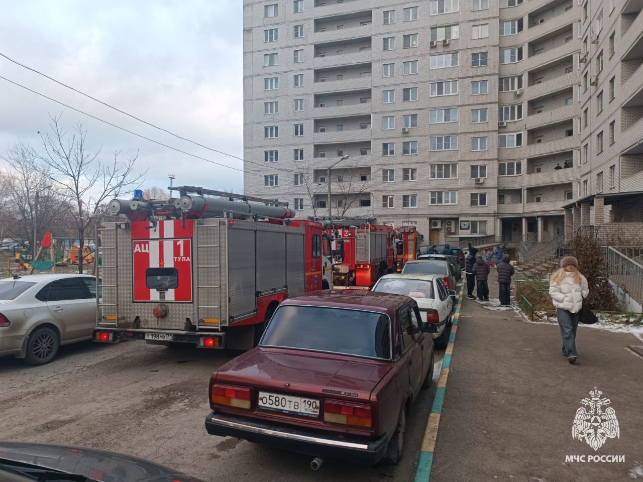 При пожаре в Туле погиб мужчина При пожаре в Туле погиб мужчина