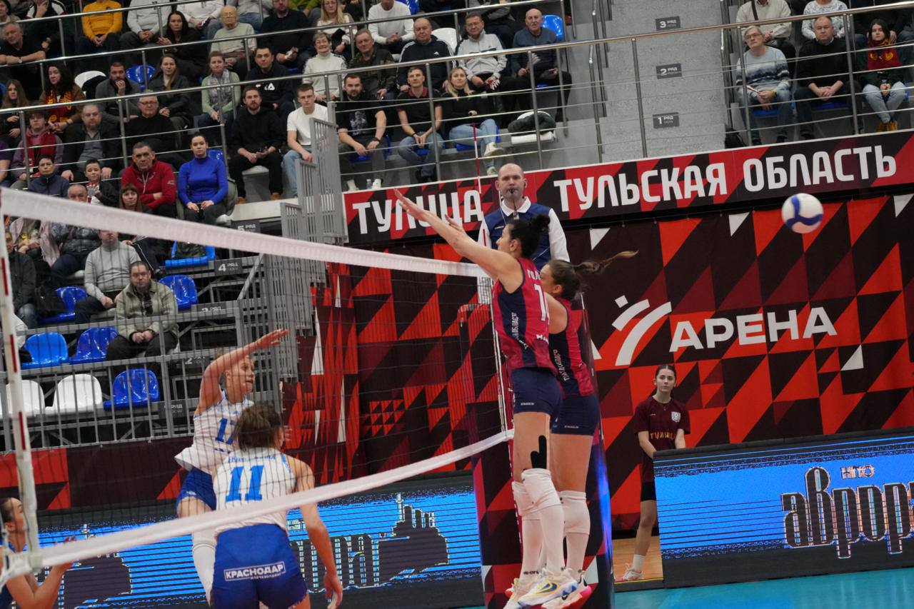 Дмитрий Миляев: В МСЦ «Тула-Арена» состоялось мощное открытие второго круга чемпионата России по волейболу среди женских команд Суперлиги! Дмитрий Миляев: В МСЦ «Тула-Арена» состоялось мощное открытие второго круга чемпионата России по волейболу среди женских команд Суперлиги!