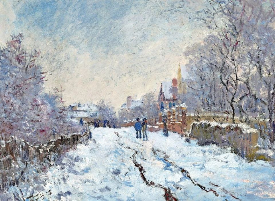 Клод Моне «Снег в Аржантёе», 1875 год