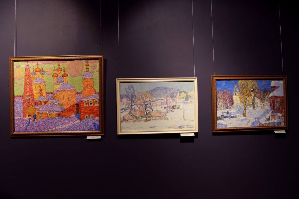 «Музейная зима в Туле»: в обновленном Тульском музее изобразительных искусств открылась выставка «Зима в России»