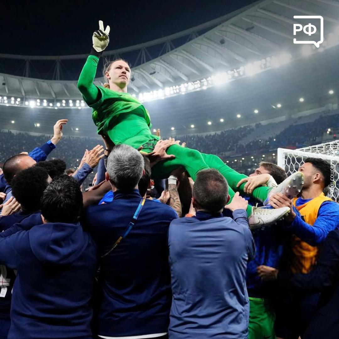 Исторический момент для российского футбола Исторический момент для российского футбола