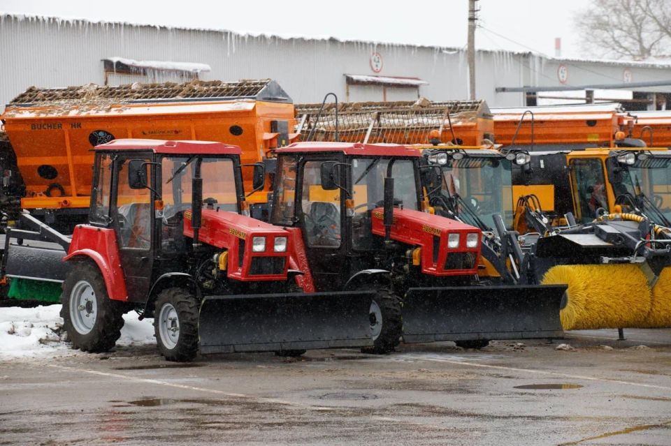 Шесть муниципалитетов Тульской области получили новую спецтехнику