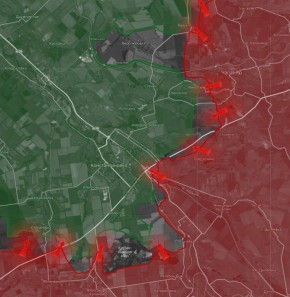 «На Константиновском направлении идут позиционные бои у Степановки, Берестка и Веролюбовки. В самой Константиновке – тяжёлые городские бои»