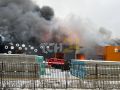 Площадь пожара на производстве «ТехноСтиль» в Щекине увеличилась до 4 500 квадратных метров