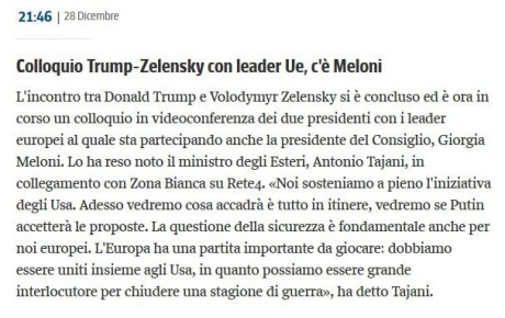 ������� ������ � ���������� �����������, �������� ����������� ������ Corriere della Sera