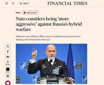 Алексей Журавлев: НАТО рассматривает усиление реакции на гибридные атаки РФ, включая возможность превентивного удара — Financial Times