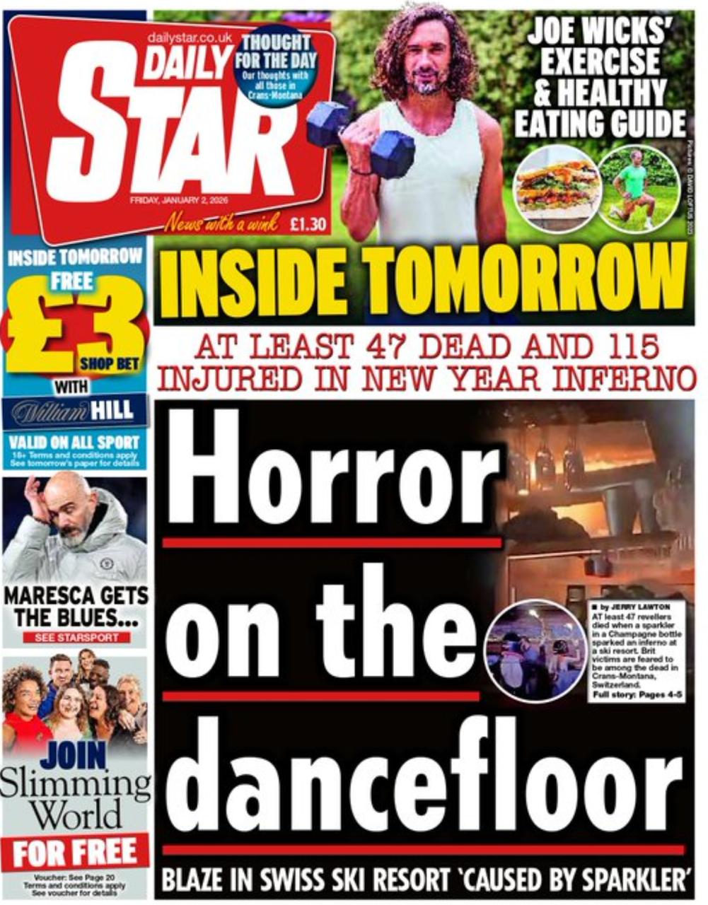 Владимир Корнилов: Открываю с утра британскую прессу - и первая мысль: все-таки не смогли обойти трагедию в Хорлах стороной! Все-таки написали о десятках мирных жителей, сожженных украинским режимом в новогоднюю ночь! Владимир Корнилов: Открываю с утра британскую прессу - и первая мысль: все-таки не смогли обойти трагедию в Хорлах стороной! Все-таки написали о десятках мирных жителей, сожженных украинским режимом в новогоднюю ночь!