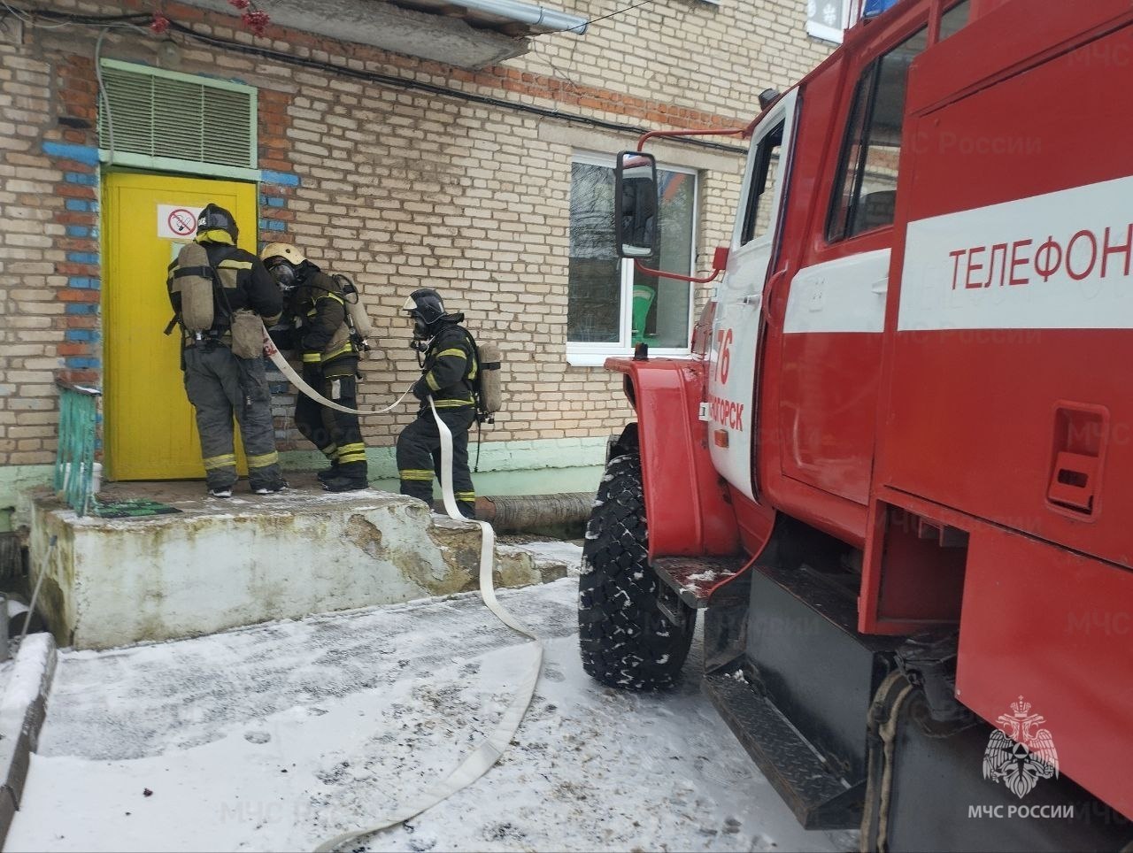 В одном из дошкольных учреждений Ясногорского района прошли пожарно-тактические учения