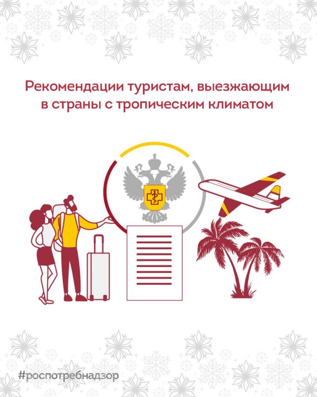 В период праздничных дней важно помнить о мерах профилактики при планировании поездок за границу, особенно при посещении стран с тропическим климатом