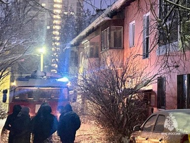 На пожаре в Туле эвакуированы 10 человек