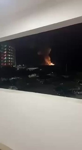 На кадрах удар по объектам на территории Каракаса в Венесуэле