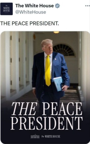 "Президент мира". Увы