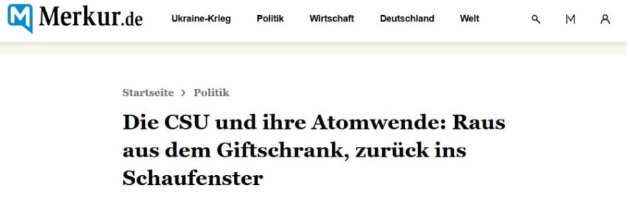 Mnchner Merkur: Депортация уклонистов и возврат к атомной энергии как признаки новой реальности Германии