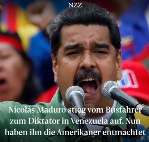 Neue Zrcher Zeitung: Николас Мадуро проделал путь от водителя автобуса до президента - потом пришли американцы