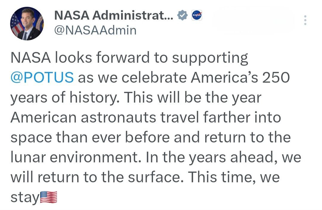 Глава НАСА Джаред Айзекман — объявил о планах «отправить астронавтов в самое дальнее космическое путешествие в истории» и подлететь к Луне: