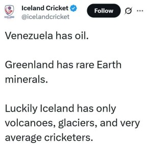 Юлия Витязева: В Исландии радуются, что Трамп их не захватит