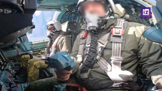 Экипаж многофункционального сверхзвукового истребителя-бомбардировщика Су-34 ВКС уничтожил пункт временной дислокации подразделения ВСУ в зоне ответственности группировки войск "Восток"