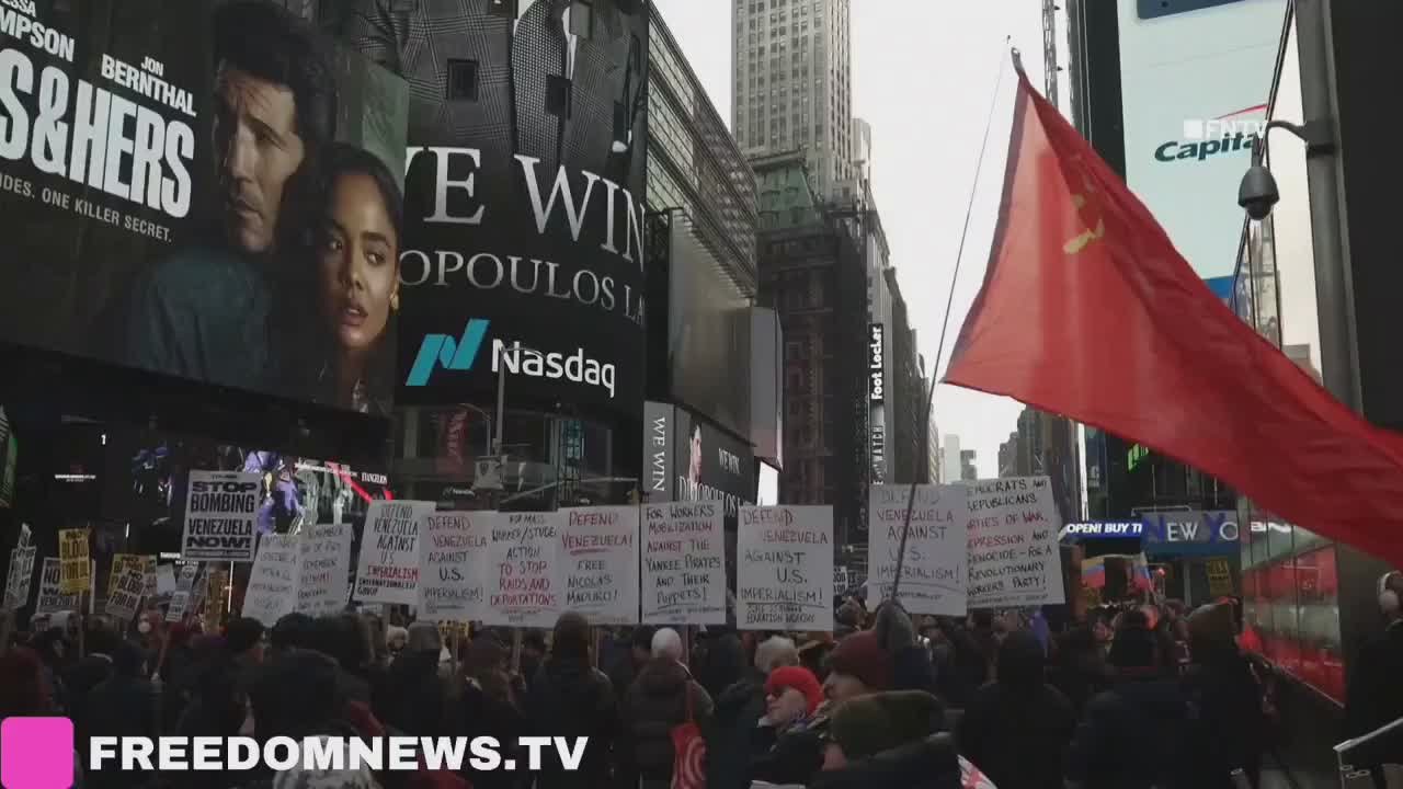 Олег Царёв: В Нью-Йорке прошла масштабная акция в поддержку Мадуро, организованная местными левыми